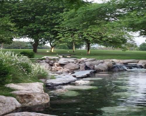 A serene outdoor natural landscape reflecting tranquility and balanced health for dynamic lifestyle project